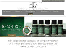 Tablet Screenshot of hdfragrances.com